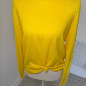 Zara Knit Bright Yellow Sweater